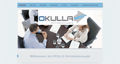 Desktop Screenshot of okulla-vertriebskonzepte.de